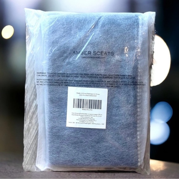 Amber sceats crystal studded shoulder / clutch bag. Stella crystal evening bag. - Picture 8 of 8